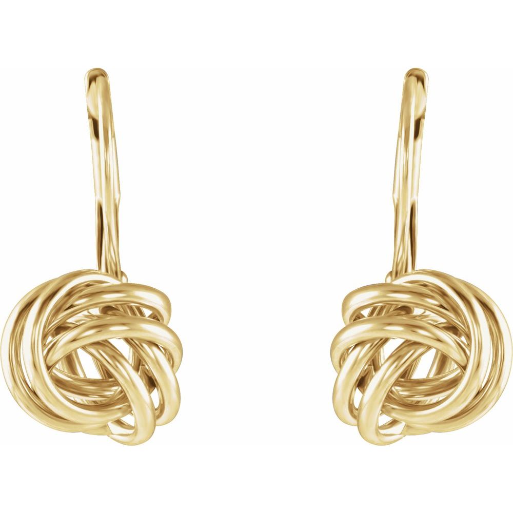 Double Love Knot Earrings