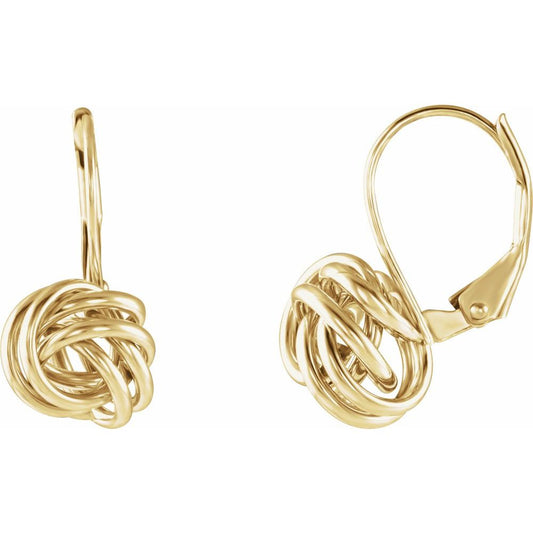 Double Love Knot Earrings